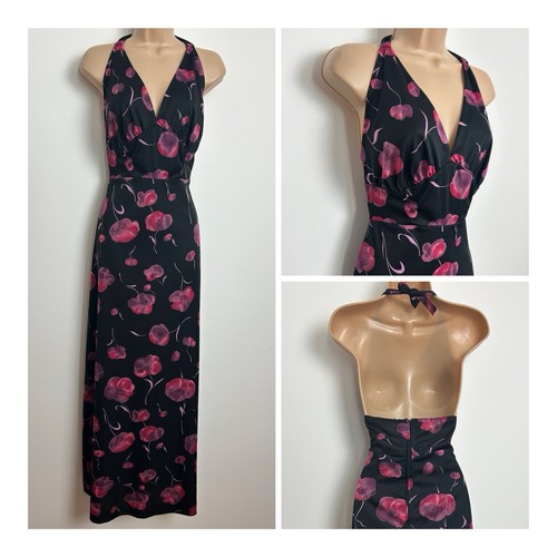 Vintage 70s black dark pink - 70s,