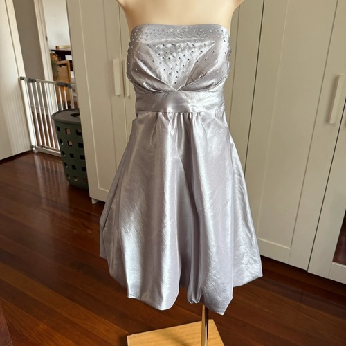 Vintage silver metallic s - silver,