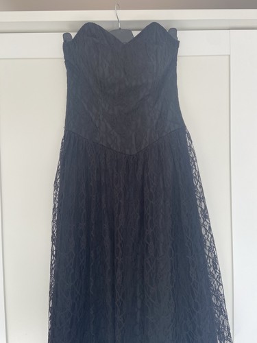 Vintage 1980 black lace - black,