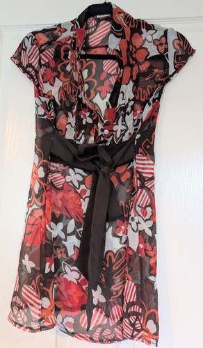Bay vintage y2k sheer chiffon - y2k,