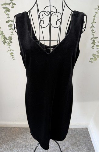 Vintage black velvet - c&a,