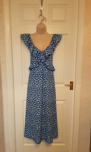 Pinafore dress blue - dress,,