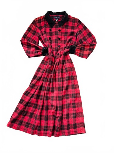 Vintage 90s red black - 90s, plaid
