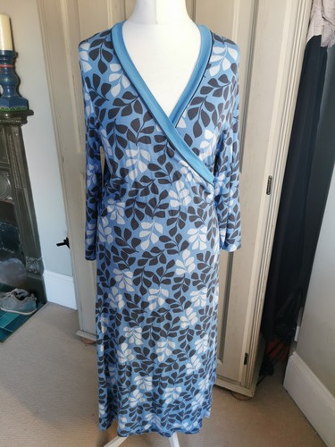 Vintage boden blue leaf print - boden,