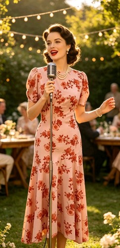 Vintage 1930s 1940s style - vintage,