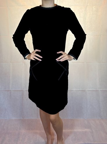 Black velvet vintage 1950 - velvet,