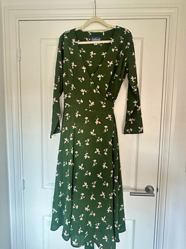 Collectif vintage green - green, floral