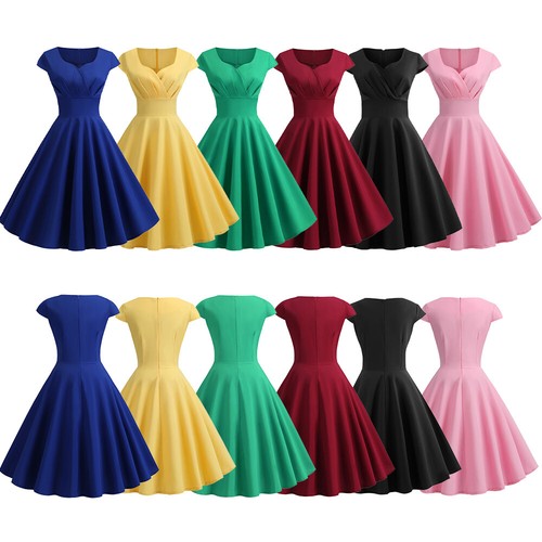 Women vintage swing dress - women,