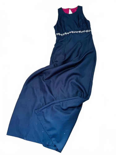 Vintage 70s navy sleeveless - vintage,