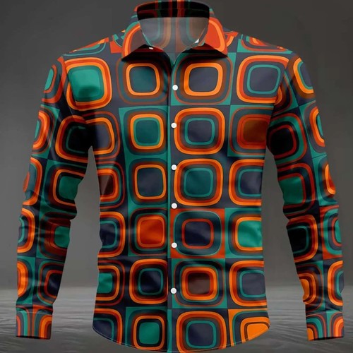 70s disco shirt - 70s,