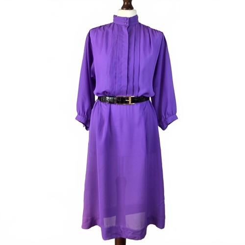 Vintage secretary midi dress - vintage,