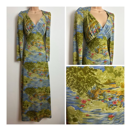 Vintage 70s green stylised - green,