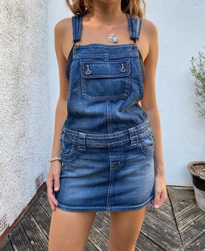 Vintage guess denim dungaree - denim, /