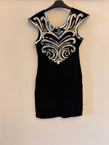Vintage black bodycon mini - vintage,