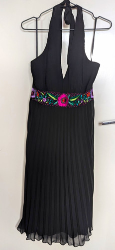 Monsoon black uk12 - monsoon, halter
