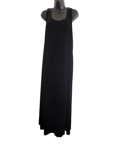 Black velvet dress - dress, size