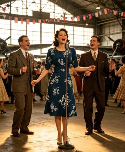 Vintage 1940s ww2 - retro, style