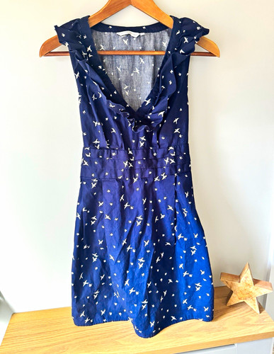 New look navy white bird - navy,