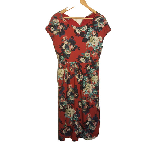Laura ashley dress size red - ashley,