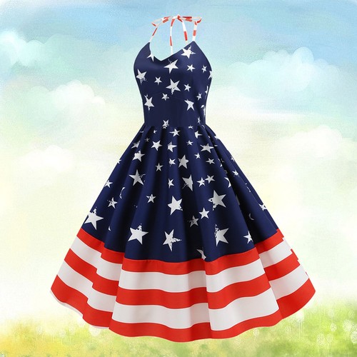 Vintage blue women - vintage, dress
